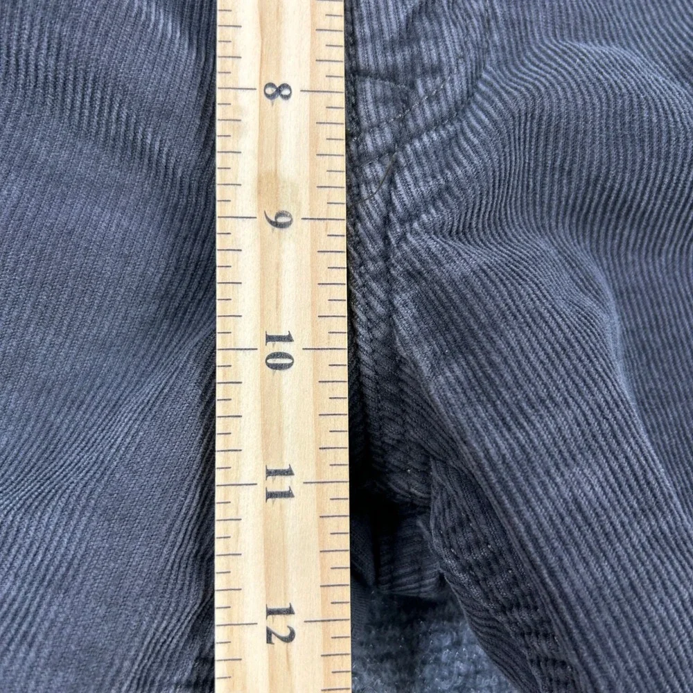 Banana Republic Straight Corduroy Pants Mens Size 36x30 Black Baggy Wide Leg Y2K